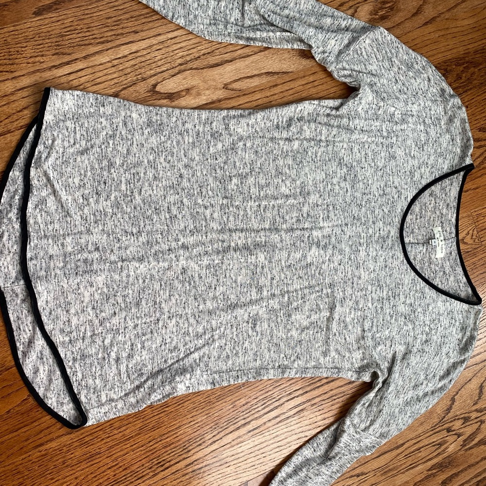 Rag & Bone heather grey long sleeve tee